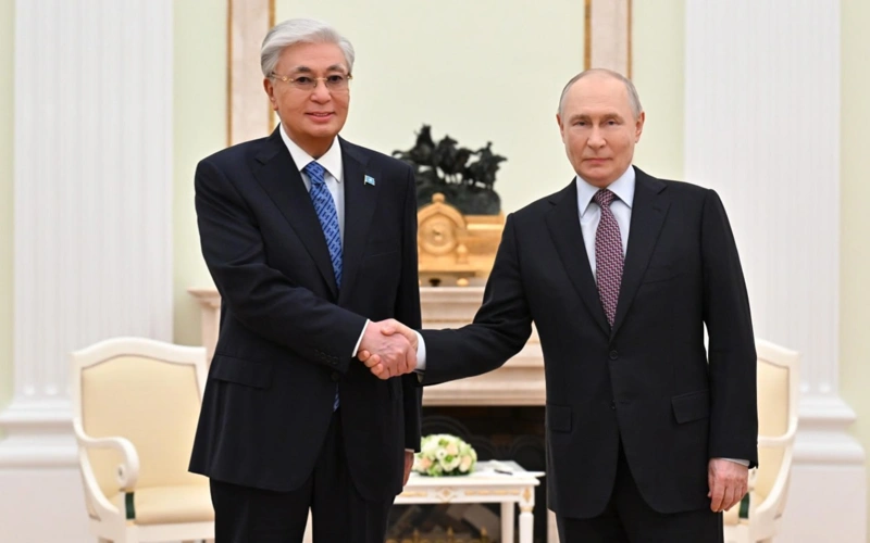 Президент Касым-Жомарт Токаев провел встречу с Президентом России Владимиром Путиным,