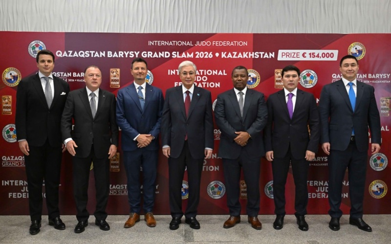 Head of State attends Qazaqstan Barysy Grand Slam international judo tournament