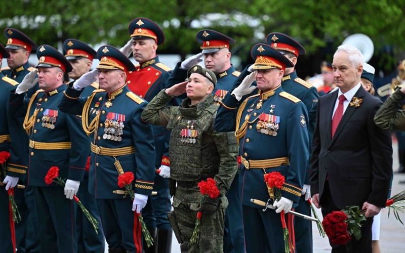 Kassym-Jomart Tokayev attends Victory Day parade on Red Square in Moscow