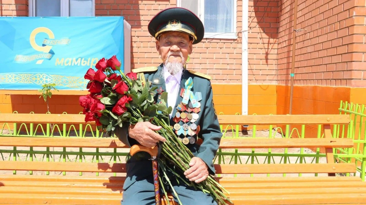 Қызылорда облысында қарт майдангерге құрмет көрсетілді