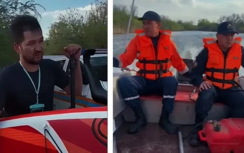 Dvýh serfıngıstov spaslı na Astanınskom vodohranılışe posle poryvov vetra