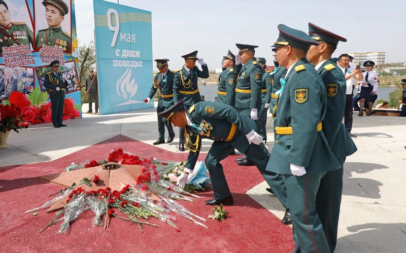Ұлытау облысында Жеңістің 81 жылдығы кең көлемде тойланды