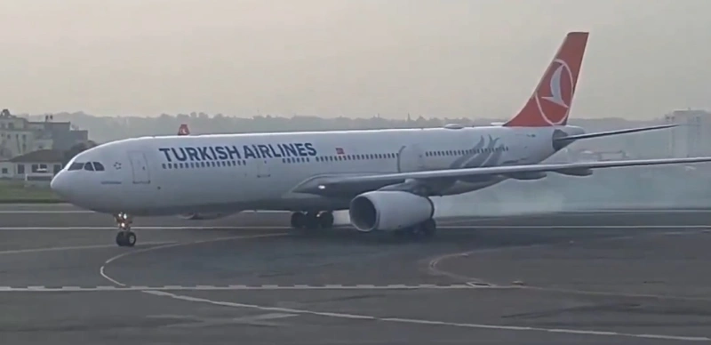 Minor fire on Turkish Airlines jet forces brief closure of Kathmandu Airport
