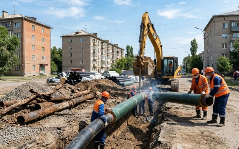 На обновление устаревших коммунальных сетей Павлодарской области направят 13,6 млрд тенге