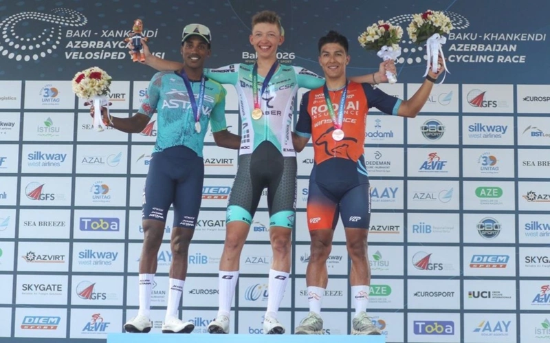 Велогонщик Astana Team стал вторым на этапе Тура Баку — Ханкенди