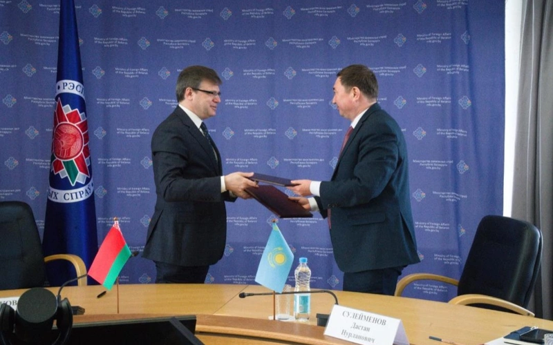 Kazakhstan, Belarus strengthen legal basis of bilateral relations