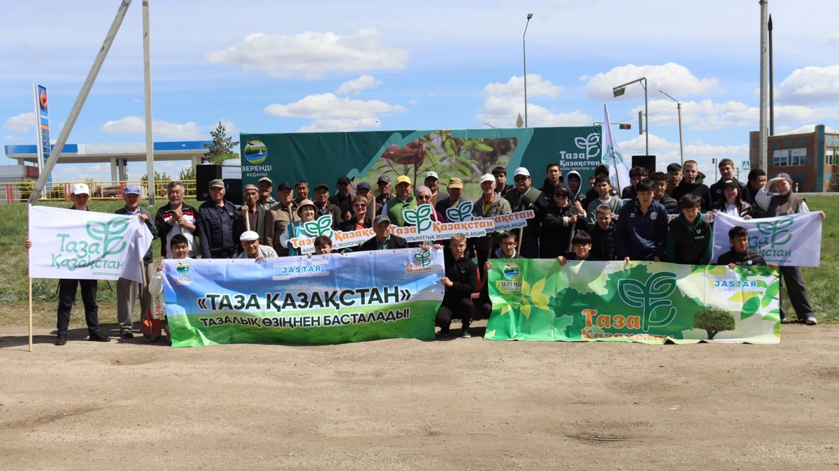 Aqmola oblysynda &laquo;Taza Qazaqstan&raquo; aktsııasy aıasynda 100-den astam aǵash otyrǵyzyldy