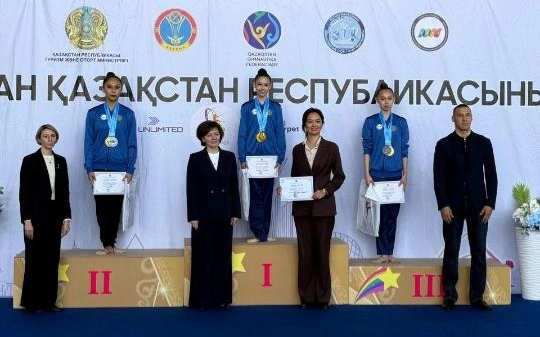 Астаналық гимнастшылар ел чемпионатында үздік атанды