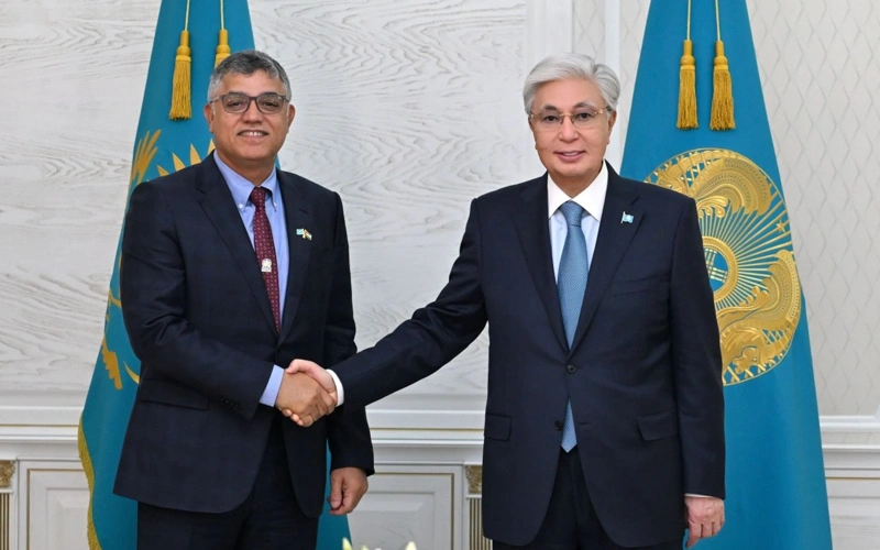 Tokayev discuss artificial precipitation project and water security with WMO President 