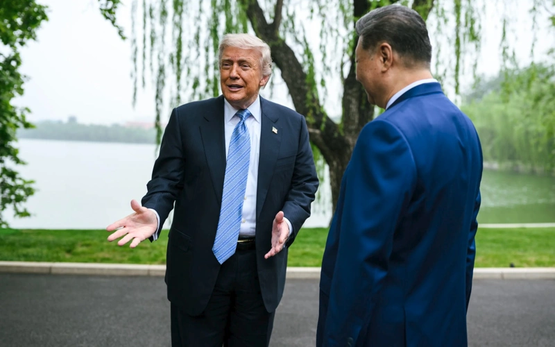 Trump wraps up China visit after trade and Iran talks