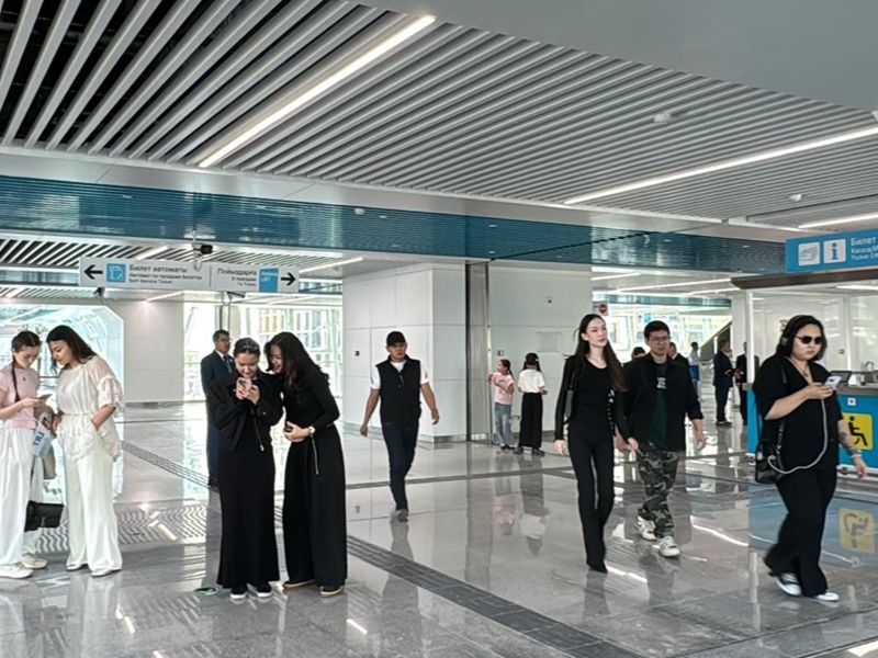 Residents flock to take rides as LRT services begin in Astana