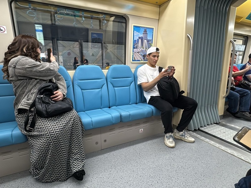Residents flock to take rides as LRT services begin in Astana