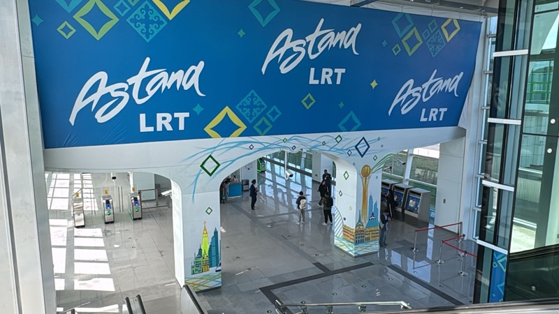 Residents flock to take rides as LRT services begin in Astana