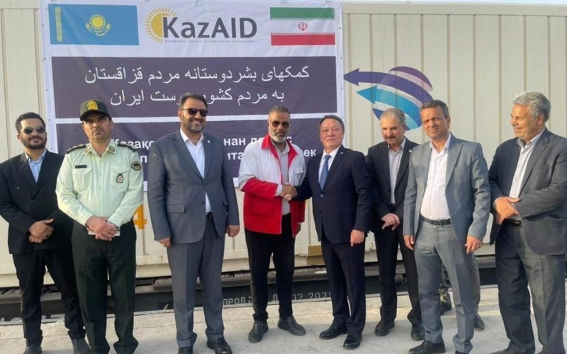 Kazakhstan delivers humanitarian aid to Iran