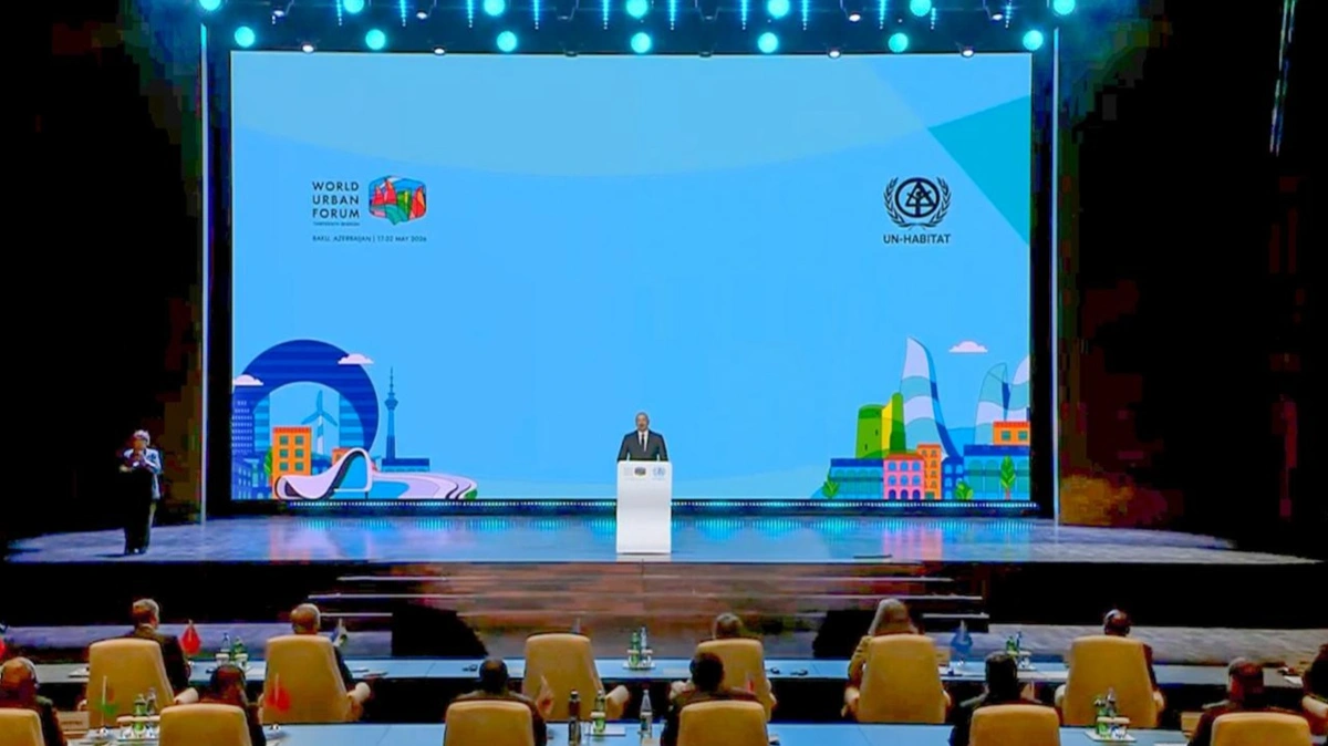 Олжас Бектенов Бакуде өткен World Urban Forum сессиясына қатысты