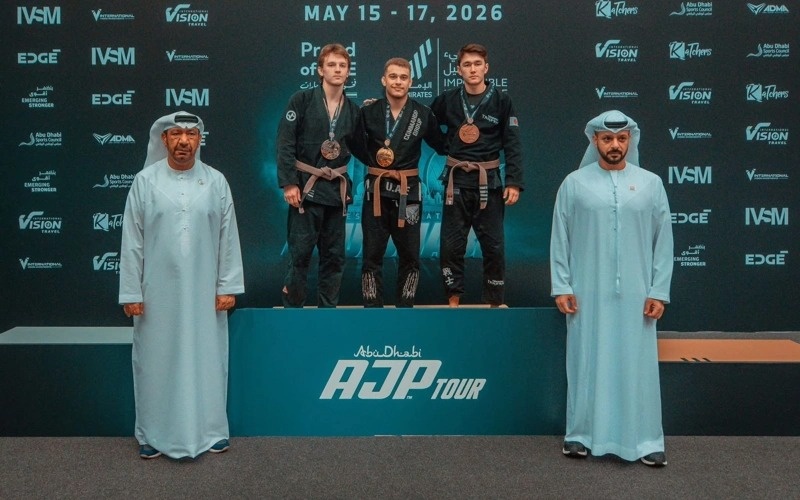 Kazakhstan wins 4 medals at Abu Dhabi Jiu-Jitsu Grand Slam