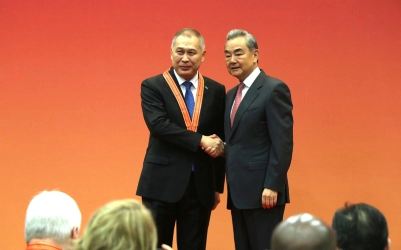 China honors Kazakh Ambassador Shakhrat Nuryshev with 'Outstanding Diplomat' medal