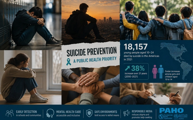 Youth suicide rates surge across the Americas
