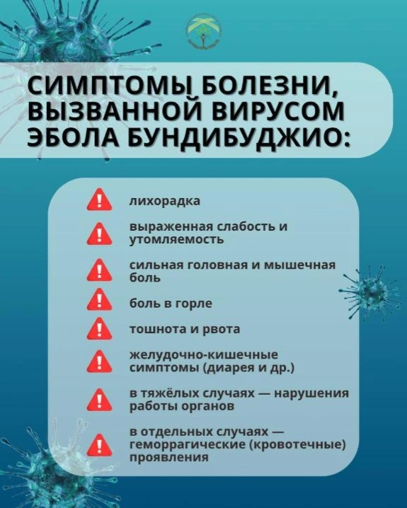 Минздрав обратился к казахстанцам из-за лихорадки Эбола в странах Африки