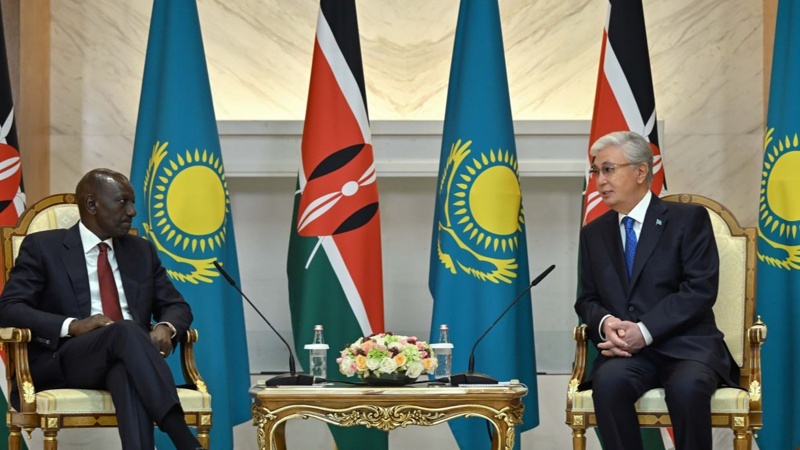 Kenyan President William Ruto hails Kazakhstan as key logistics hub during narrow-format talks with Kassym-Jomart Tokayev 