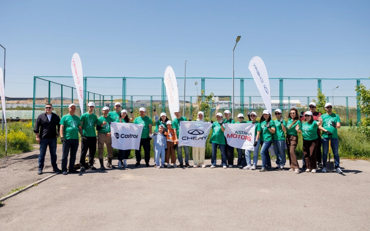 Chery Green Month: в Алматы прошла экологическая акция по посадке деревьев