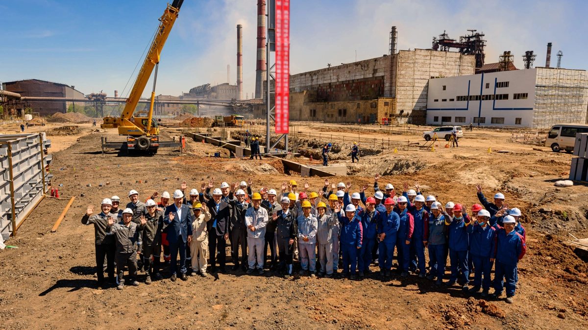 Qarmet жаңа сортопрокат кешені құрылысының белсенді кезеңіне кірісті