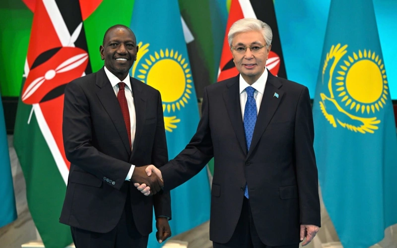 Kenyan President William Ruto hails Kazakhstan as key logistics hub during narrow-format talks with Kassym-Jomart Tokayev 