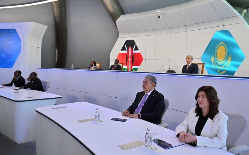 Kazakh, Kenyan presidents visit Alem.ai Center Kazakh, Kenyan presidents visit Alem.ai Center