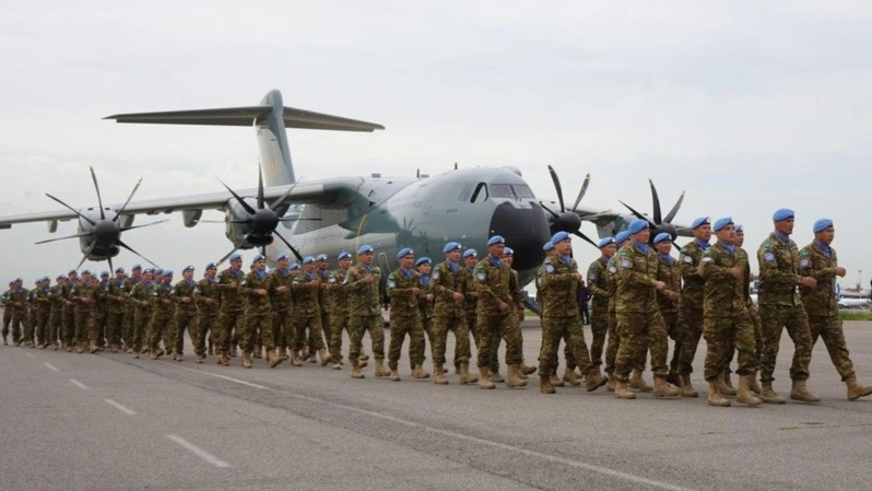 Second contingent of Kazakh peacekeepers returns from Golan Heights Second contingent of Kazakh peacekeepers returns from Golan Heights