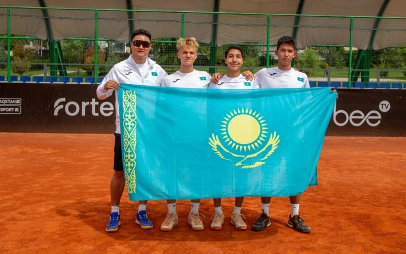 Сборная Казахстана по теннису пробилась в финальный этап Junior Davis Cup