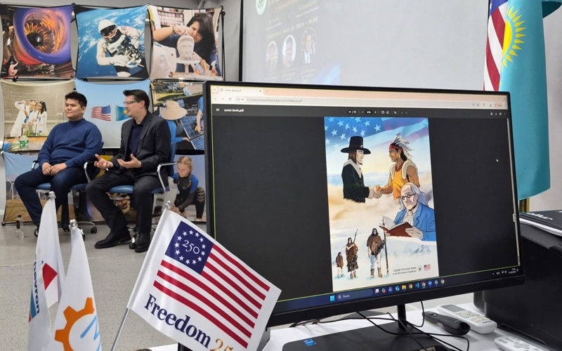 Comic book, U.S., history, comics, U.S. Embassy in Kazakhstan