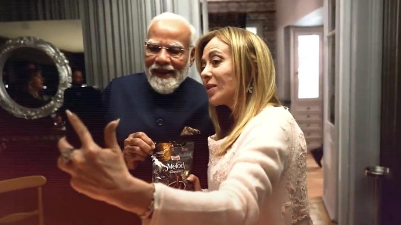 Narendra Modi and Giorgia Meloni