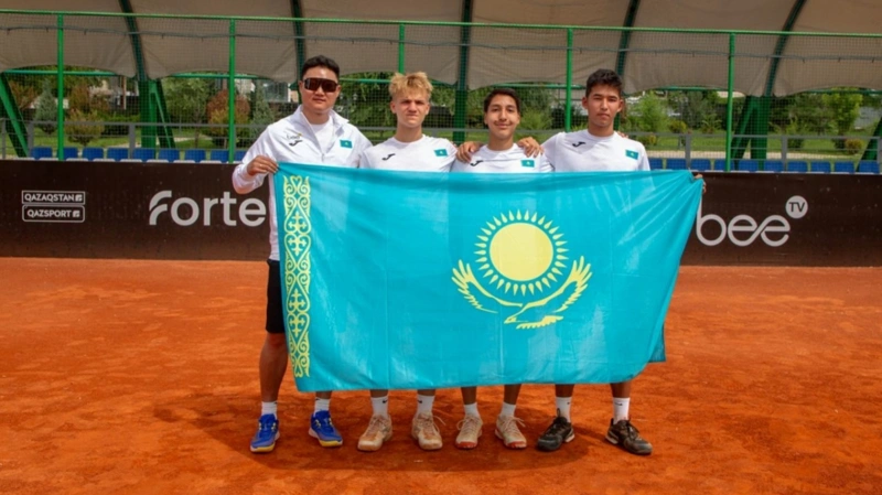 Қазақстанның жасөспірімдер құрамасы Junior Davis Cup турнирінің финалдық кезеңіне шықты 