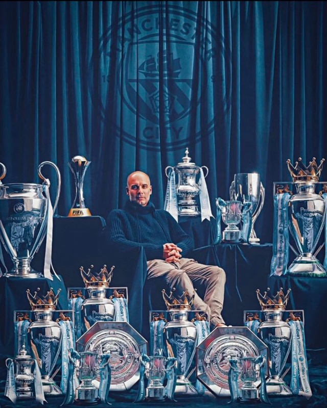 End of an era: Pep Guardiola to leave Manchester City Pep Guardiola and his trophies