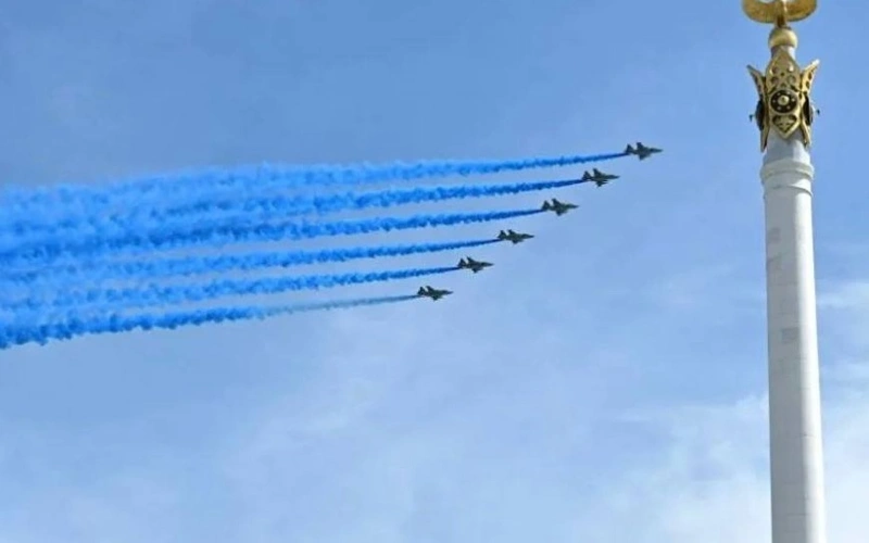 28 мамыр күні елорда әуе кеңістігінде жойғыш ұшақтар ұшады