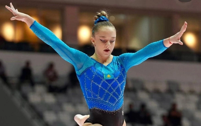 Казахстанская гимнастка Эвелина Ежова выиграла этап Кубка вызова в Ташкенте