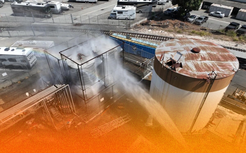 Chemical leak, California