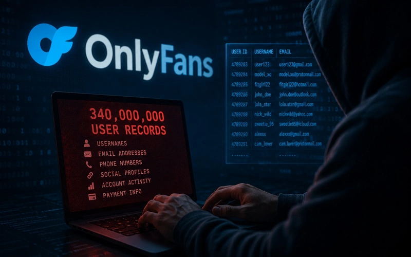 Hacker, data, OnlyFans, users 