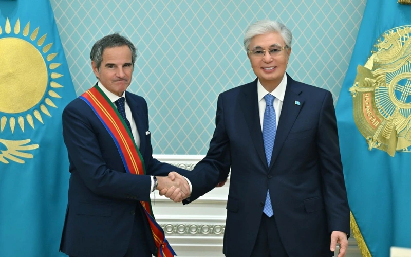 IAEA Director General awarded Kazakhstan’s Dostyq Order 