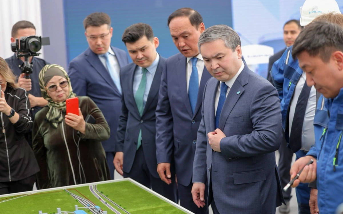 Завод по производству серной кислоты запустили в Жамбылской области
