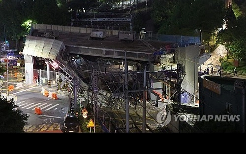 Tragedy in Seoul overpass collapse kills three, disrupts rail