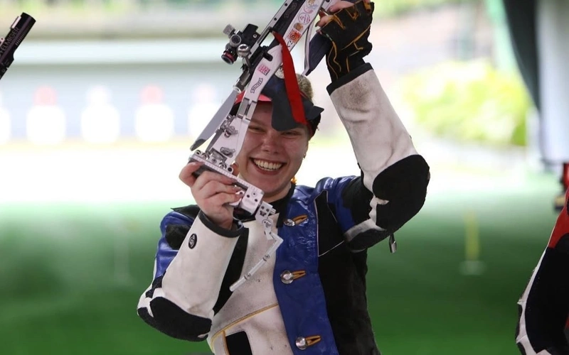 Arina Malinovskaya enters top 10 at Shooting World Cup stage in Germany