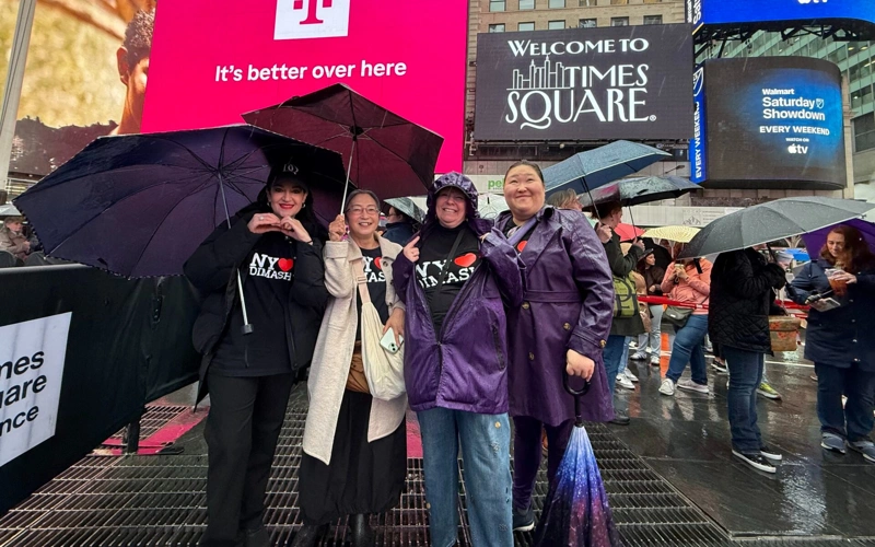 Times Square shines for Dimash’s 32nd birthday