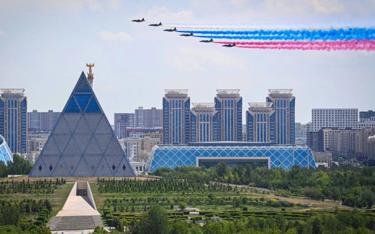 Встреча Путина в Астане