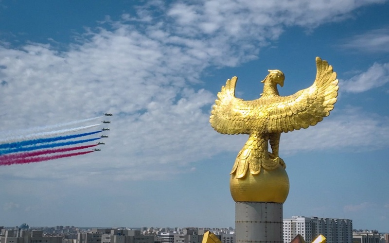 Tokayev, Putin
