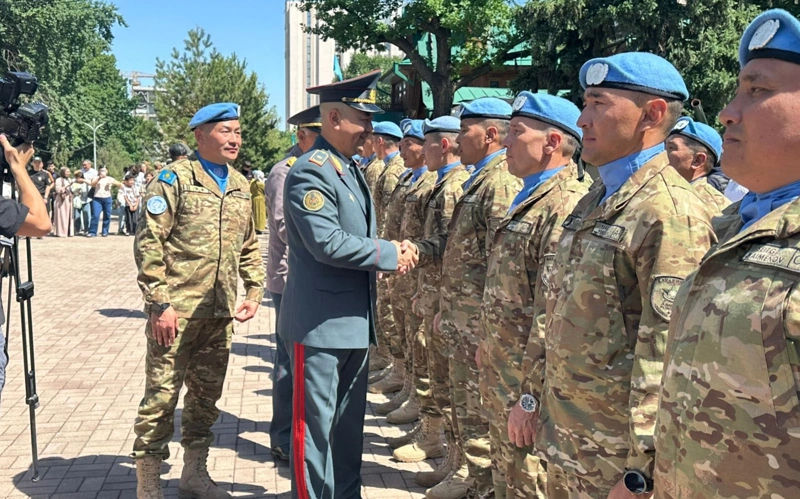 Алматыда Голан жотасынан оралған бітімгерлерге құрмет көрсетілді