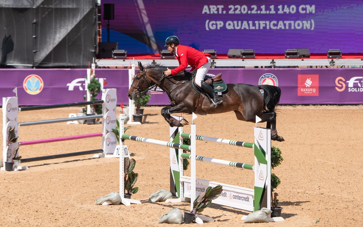 Kazakhstan's Sokolenko captures gold at FEI international tournament in Astana