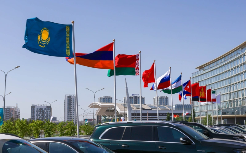 Economic Forum, Eurasian Economic Union, EAEU, Eurasian Economic Commission, flags