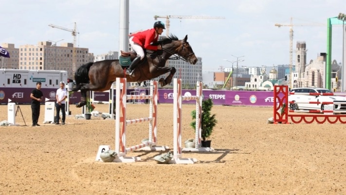Kazakhstan's Sokolenko captures gold at FEI international tournament in Astana