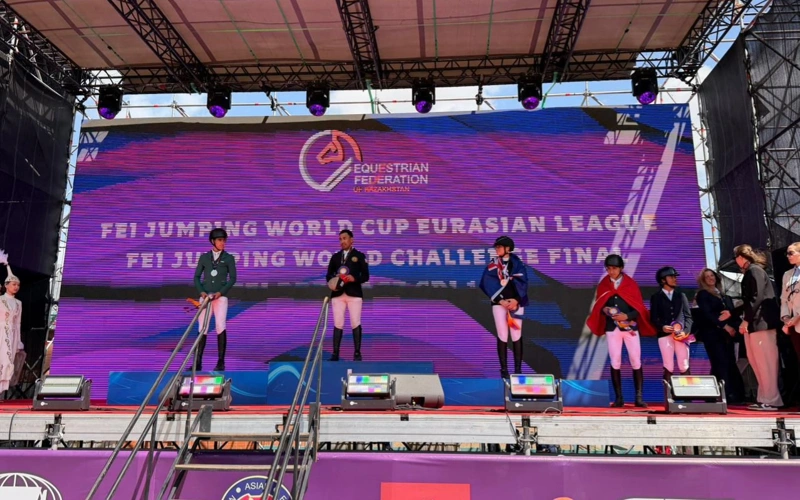 Первое конное соревнование FEI Jumping World Challenge Final 2026 прошло в Астане